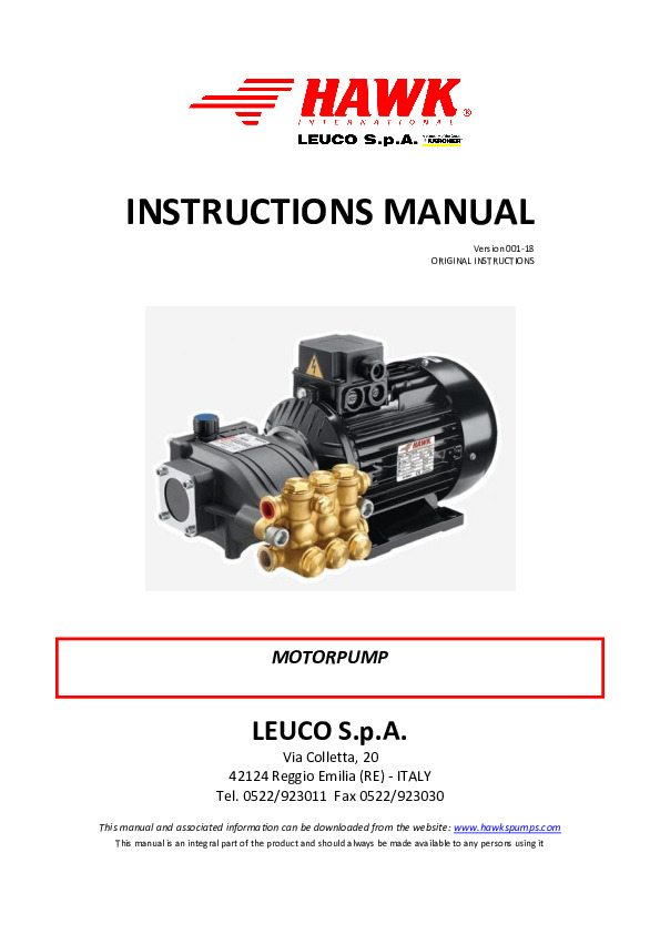 3 Manuale elettropompe 001 18 EN