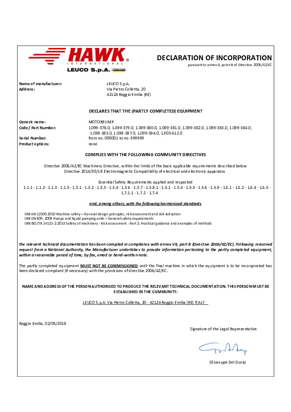 7 Dich Incorporazione Elettropompe EN